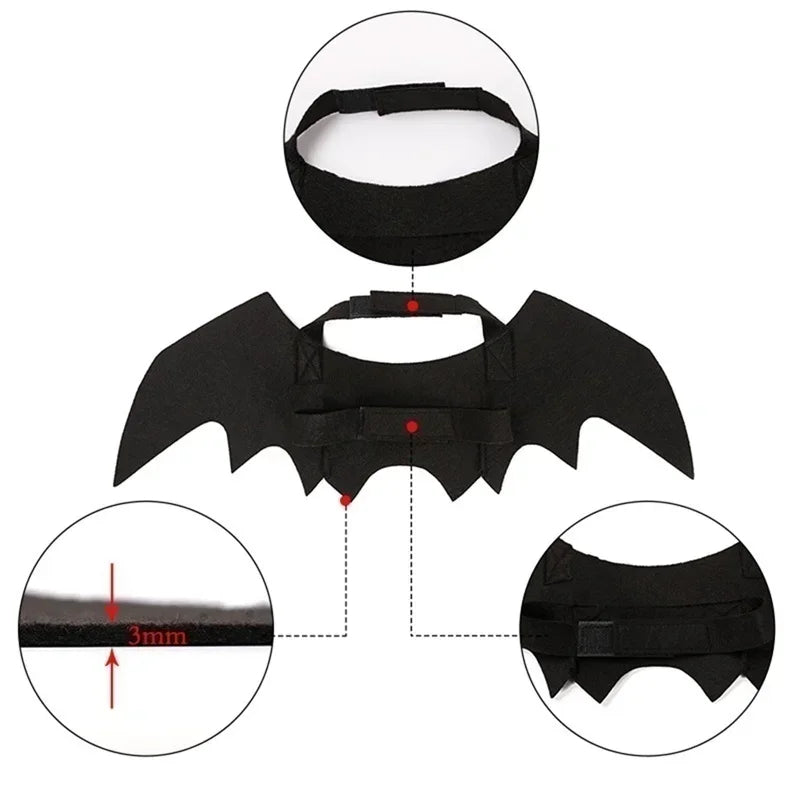 Bat Wing Halloween Costume for Pets | Bring the Magic of the Season into Your Home with This Beautiful Piece