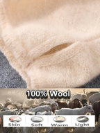 Merino Wool 2-in-1 Winter Scarf & Face Mask | Warm Neck Gaiter for Running & Outdoor Wear