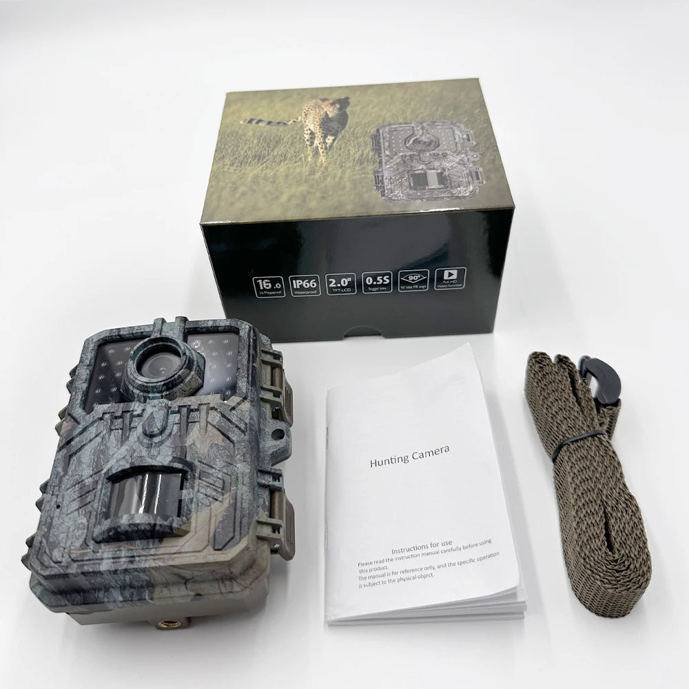 Mini 16MP Night Vision Trail Camera with PIR Motion Tracking | Intelligent Design Meets Reliable, Long-Lasting Everyday Performance