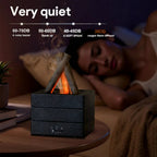 Realistic Flame Effect Aroma Diffuser & Humidifier | LED Flame Lamp Essential Oil Diffuser