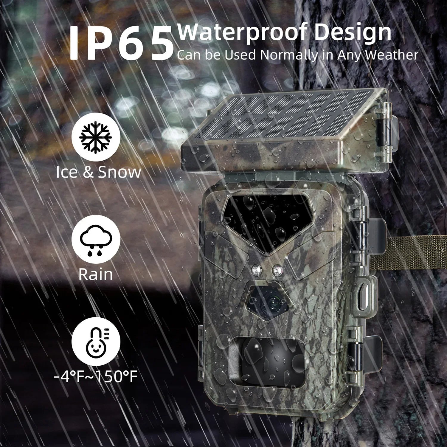 Compact Solar Powered Trail Camera | Easy-Care Garden Essential That Transforms Any Outdoor Space