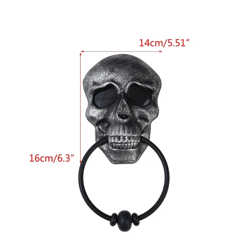 Skeleton Head Door Knocker Halloween Decoration | Festive, Charming & Built to Create Magical, Lasting Seasonal Memories