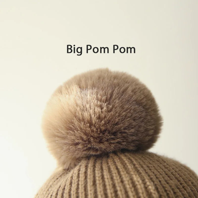 Kids Knit Beanie with Earflaps | Warm Winter Hat for Toddlers & Children