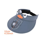 Kids Sun Visor Hat with Cooling Fan Hat | The Perfect Gift for Kids — Educational, Durable & Hours of Fun