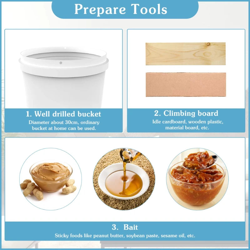 Humane Roller Mouse Trap for Bucket | Upgrade Your Home with This Thoughtfully Designed Everyday Essential