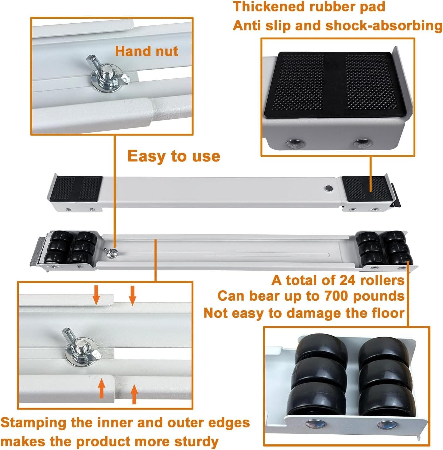 Heavy Duty Appliance Rollers | Practical, Beautiful & Built to Last — The Smart Choice for Any Home