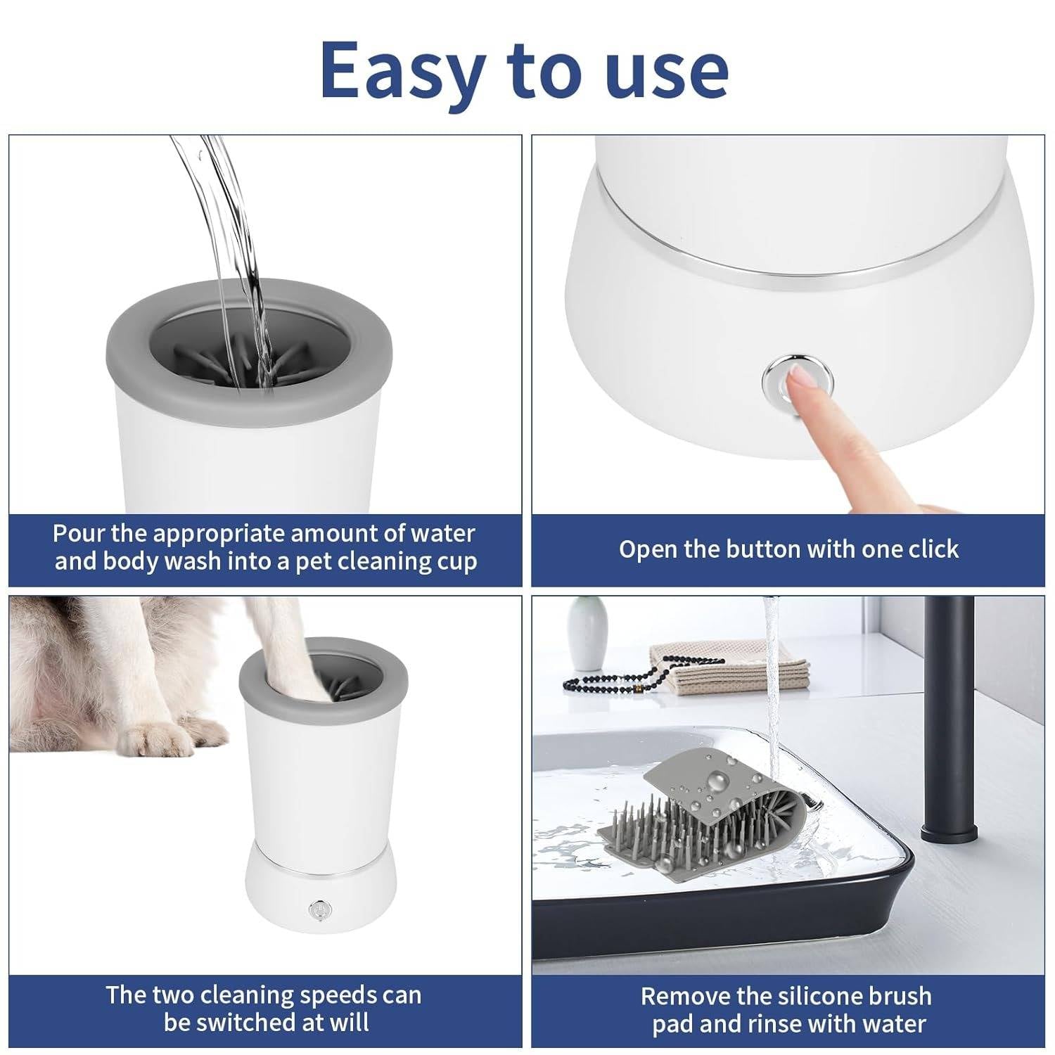 Automatic Dog Paw Cleaner | Trusted by Pet Owners — Safe, Easy to Use & Built to Last