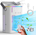 Portable Mini Cooling Air Conditioner | Intensive Hair Treatment for Damage-Free, Revitalised, Lustrous Locks