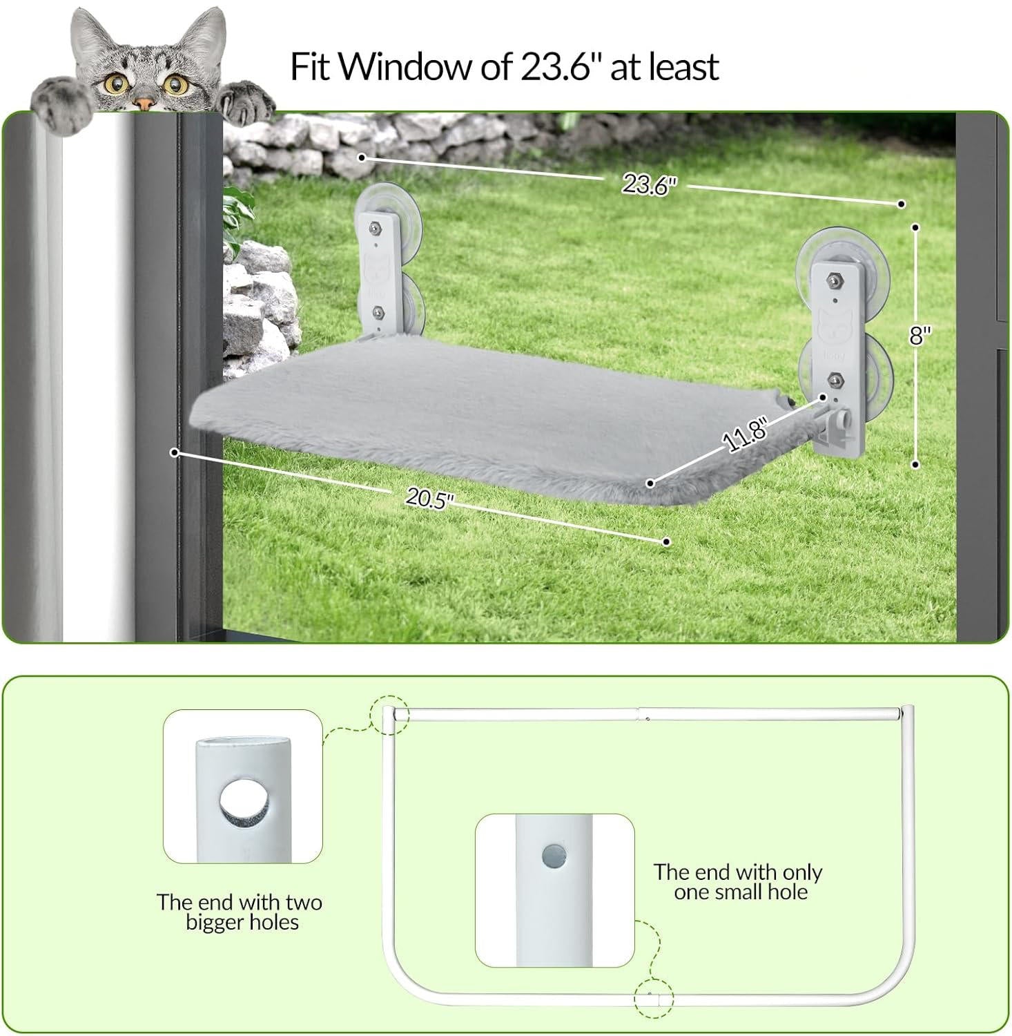 Cat Hammock Window | Durable Pet Accessory Built for Active, Playful, Energetic Pets