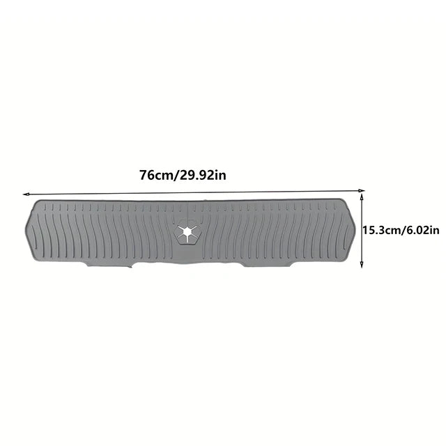 Silicone Kitchen Sink Splash Guard | Waterproof Countertop Protector for Kitchen & Bathroom