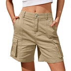 Womens Low Waist Long Work Cargo Shorts | Versatile, Premium-Quality Clothing — From Everyday to Every Occasion