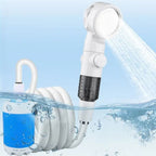 Portable USB Rechargeable Water Pump Shower Head | Intelligent Design Meets Reliable, Long-Lasting Everyday Performance
