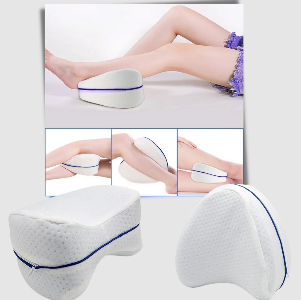 Orthopedic knee and leg pillow with memory foam | Doctor-Recommended Support for Pain Relief, Recovery & Mobility