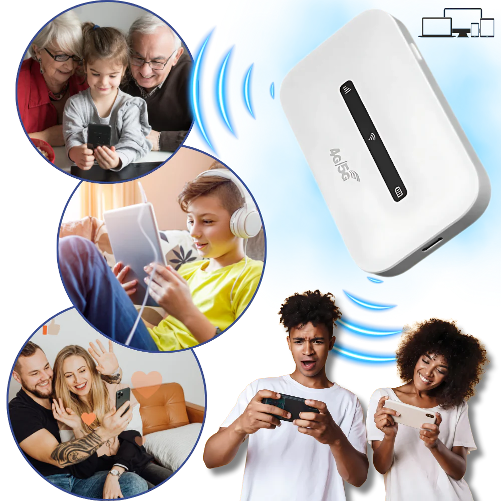 Ultimate Portable Wi-Fi | Cleverly Designed for Everyday Use — You'll Wonder How You Managed Without It