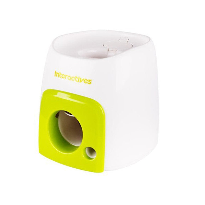 Pet dog food dispenser reward tennis machine toy dog interactive toy