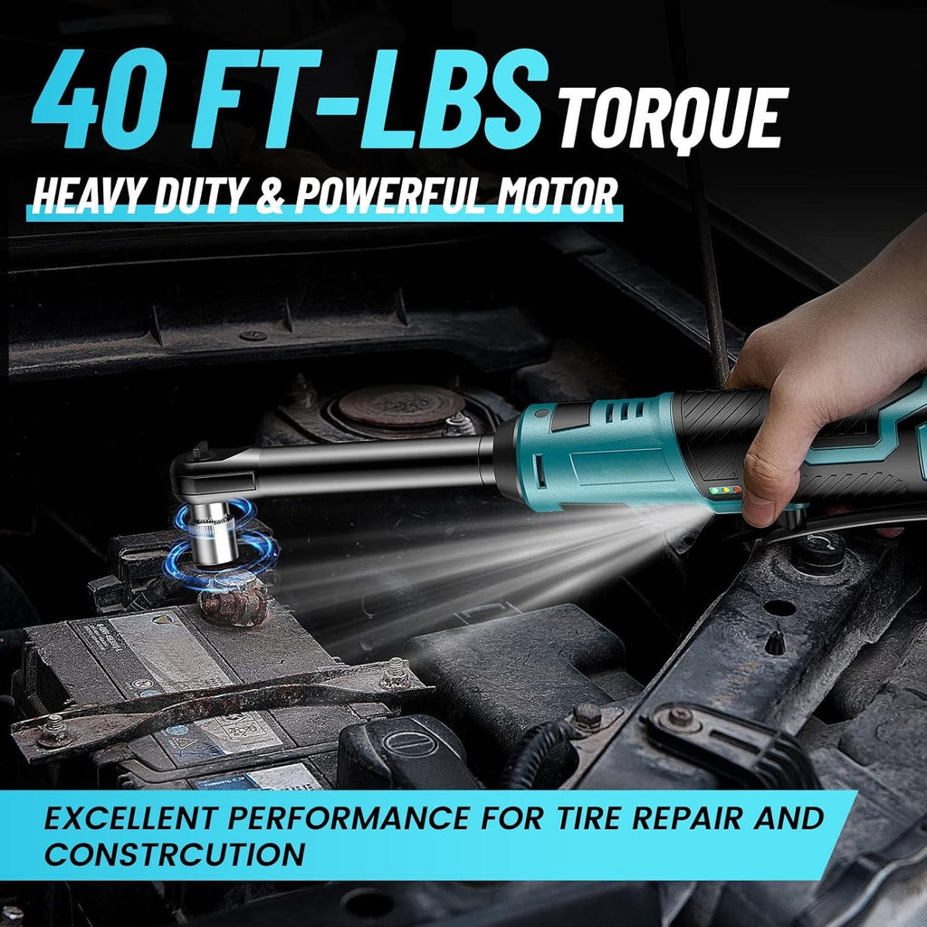 Electric Wrench Ratchet | Heavy-Duty Performance in a Compact, Ergonomic, Easy-to-Use Design
