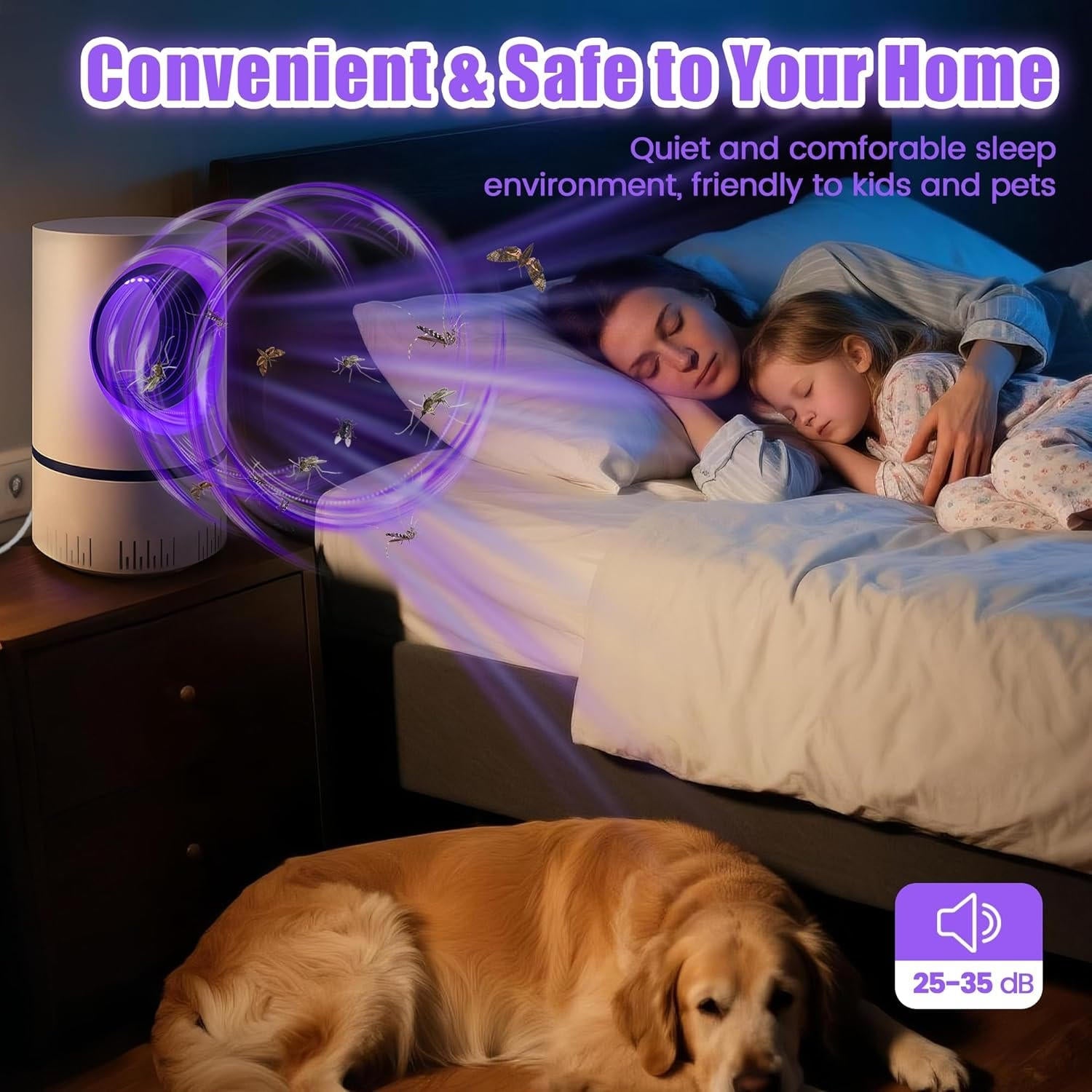 UV Light Insect Trap — Indoor/Outdoor Mosquito Fly Killer | Smart, Reliable Technology for Easier, More Connected Everyday Living