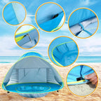 Baby Beach Tent UV Protection | Parent-Trusted Baby Essential — Comfort, Safety & Peace of Mind