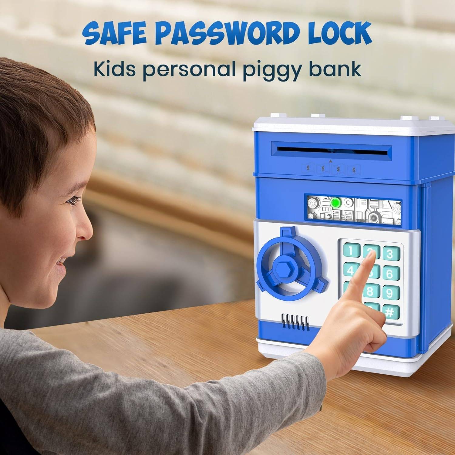 Piggy Bank for Kids | Award-Winning Toy Design for Kids Who Love to Learn, Build & Play