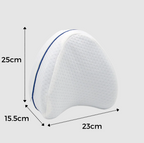 Orthopedic knee and leg pillow with memory foam | Doctor-Recommended Support for Pain Relief, Recovery & Mobility