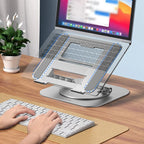 Laptop Stand Aluminum Alloy 360 Degree Rotating Bracket | High-Performance Tech Built for Modern, Busy, On-the-Go Lifestyles