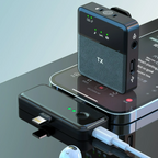 Wireless Bluetooth Lavalier Lapel Microphone | Clip-On Condenser Mic for Content Creators, Vloggers and Video