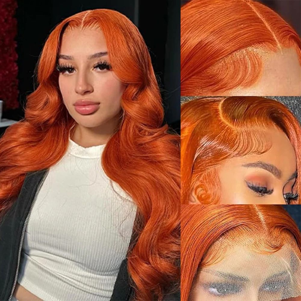 Long Wavy Orange Ginger Red Lace Front Wig | Outstanding Quality & Great Value — A Genuine Everyday Essential
