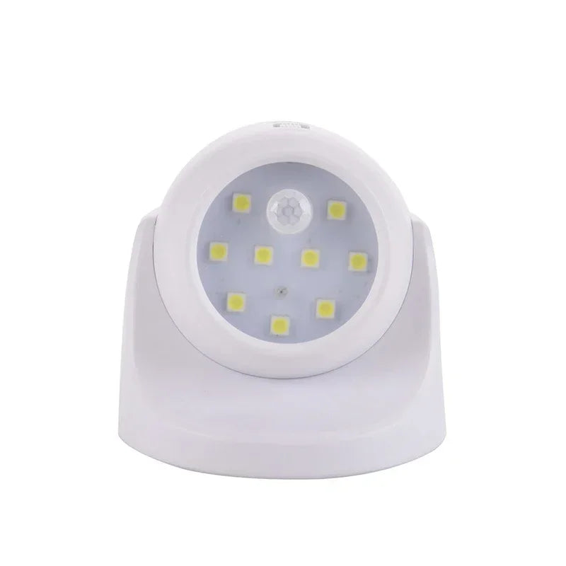 Wireless LED spotlight with motion detector — 360° rotatable & energy-saving | Compact, Stylish & Incredibly Useful — An Everyday Home Must-Have