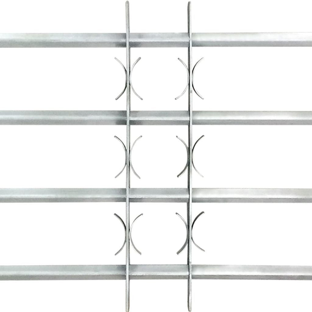 Adjustable safety grille for windows with 3 crossbars 700-1050 mm | Discreet, Reliable & Easy to Install — Smart Security Made Simple
