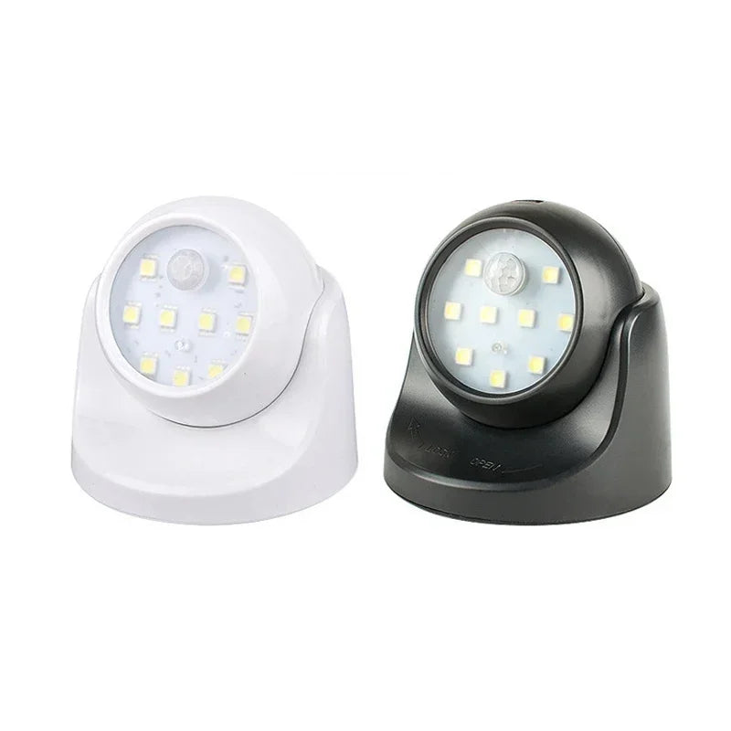 Wireless LED spotlight with motion detector — 360° rotatable & energy-saving | Compact, Stylish & Incredibly Useful — An Everyday Home Must-Have