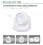 Wireless LED spotlight with motion detector — 360° rotatable & energy-saving | Compact, Stylish & Incredibly Useful — An Everyday Home Must-Have