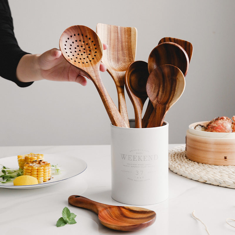 Kitchen set made of natural teak wood | The Kitchen Essential That Changes How You Cook, Prep & Enjoy Food