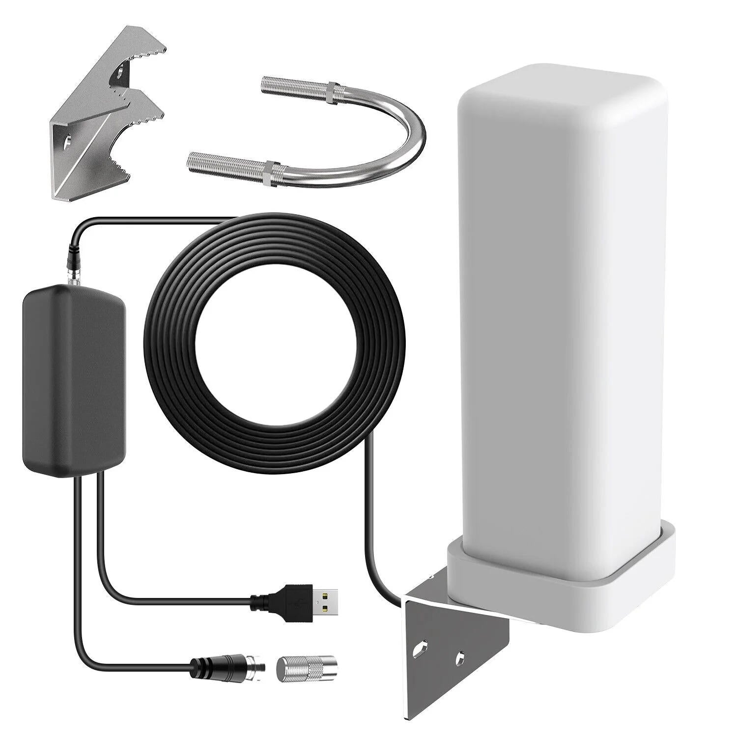 Extra Range 360° Premium Antenna 2025 HDTV Outdoor Antenna Amplified 460 Mile Range | Practical, Durable & Designed to Make Everyday Life Easier