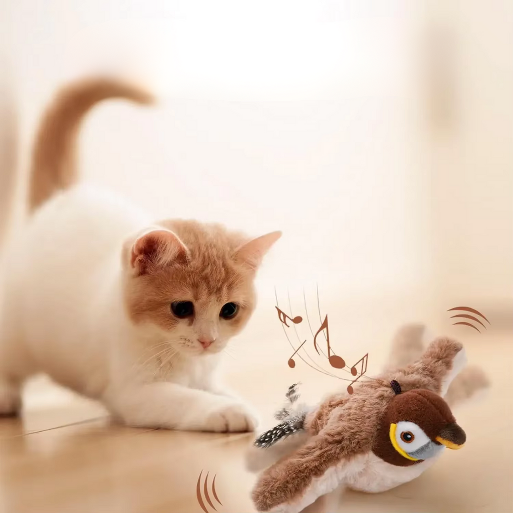 Fluttering Bird Cat Toy | Imaginative Play for Boys & Girls — Hours of Fun & Skill-Building