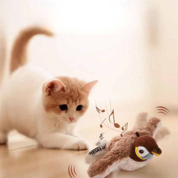 Fluttering Bird Cat Toy | Imaginative Play for Boys & Girls — Hours of Fun & Skill-Building