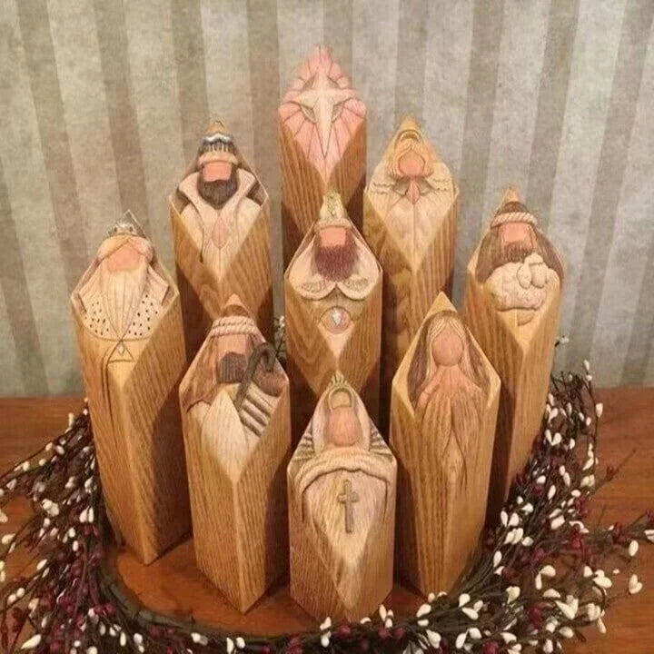 Nativity Scene Column Statues | The Perfect Seasonal Touch for Your Home — or as a Thoughtful Gift