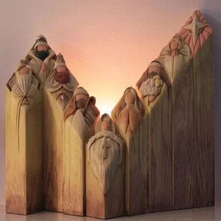 Nativity Scene Column Statues | The Perfect Seasonal Touch for Your Home — or as a Thoughtful Gift