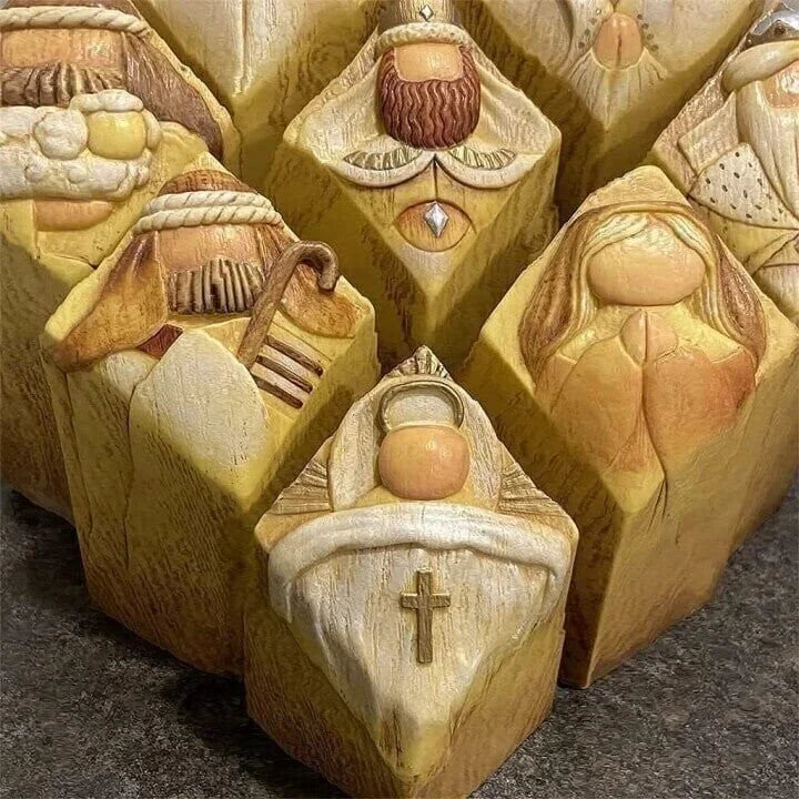 Nativity Scene Column Statues | The Perfect Seasonal Touch for Your Home — or as a Thoughtful Gift