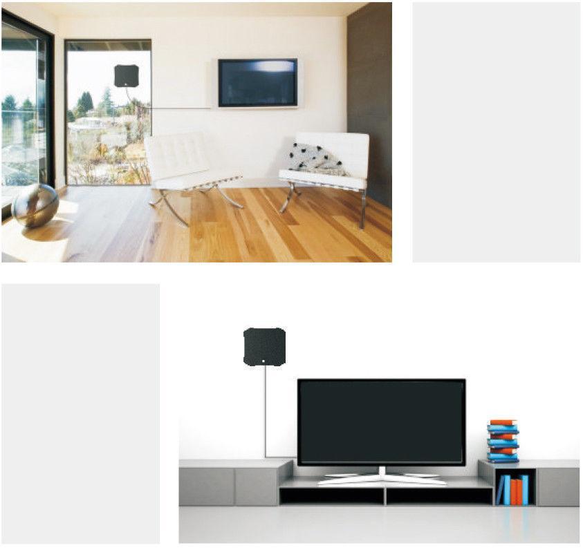 Indoor HDTV Satellite Antenna | Powerful Freeview Reception Antenna for Crystal-Clear HD Signal