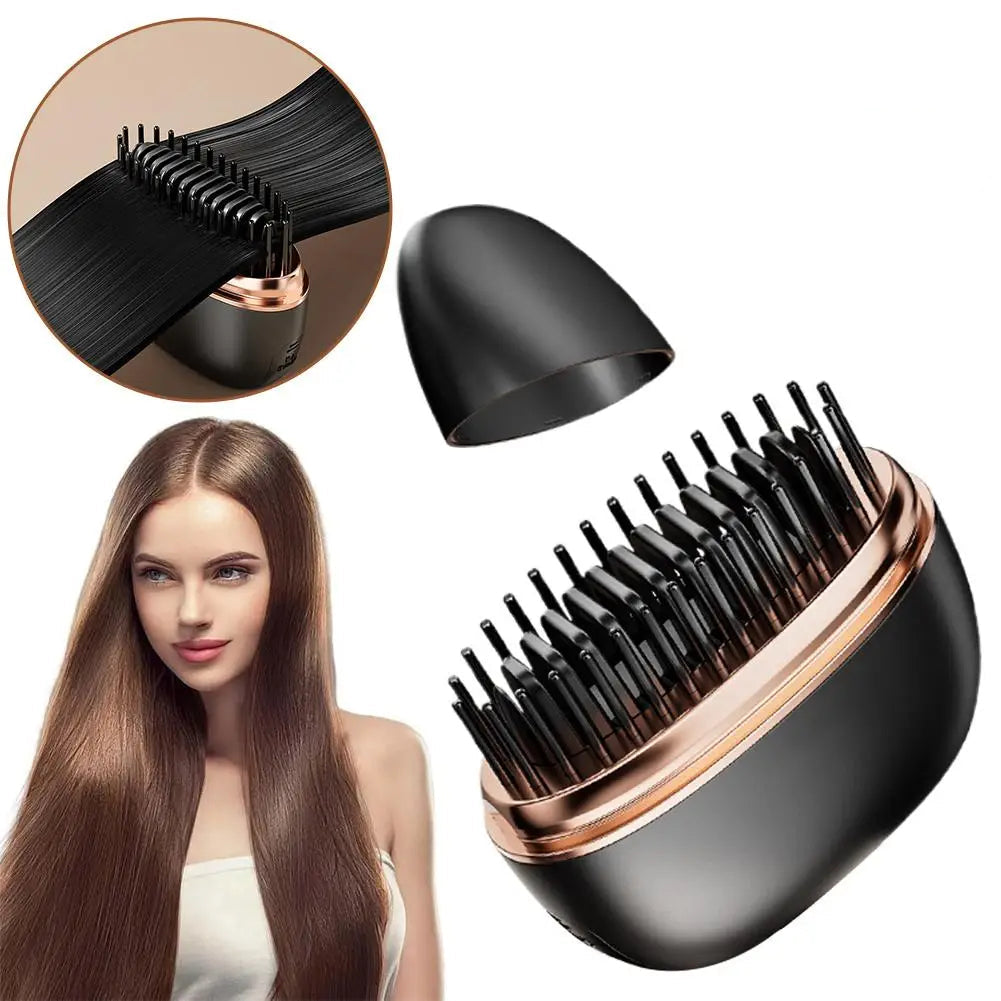 Wireless 2-in-1 Portable Ceramic Hair Straightener | Cordless Travel Straightener & Curler