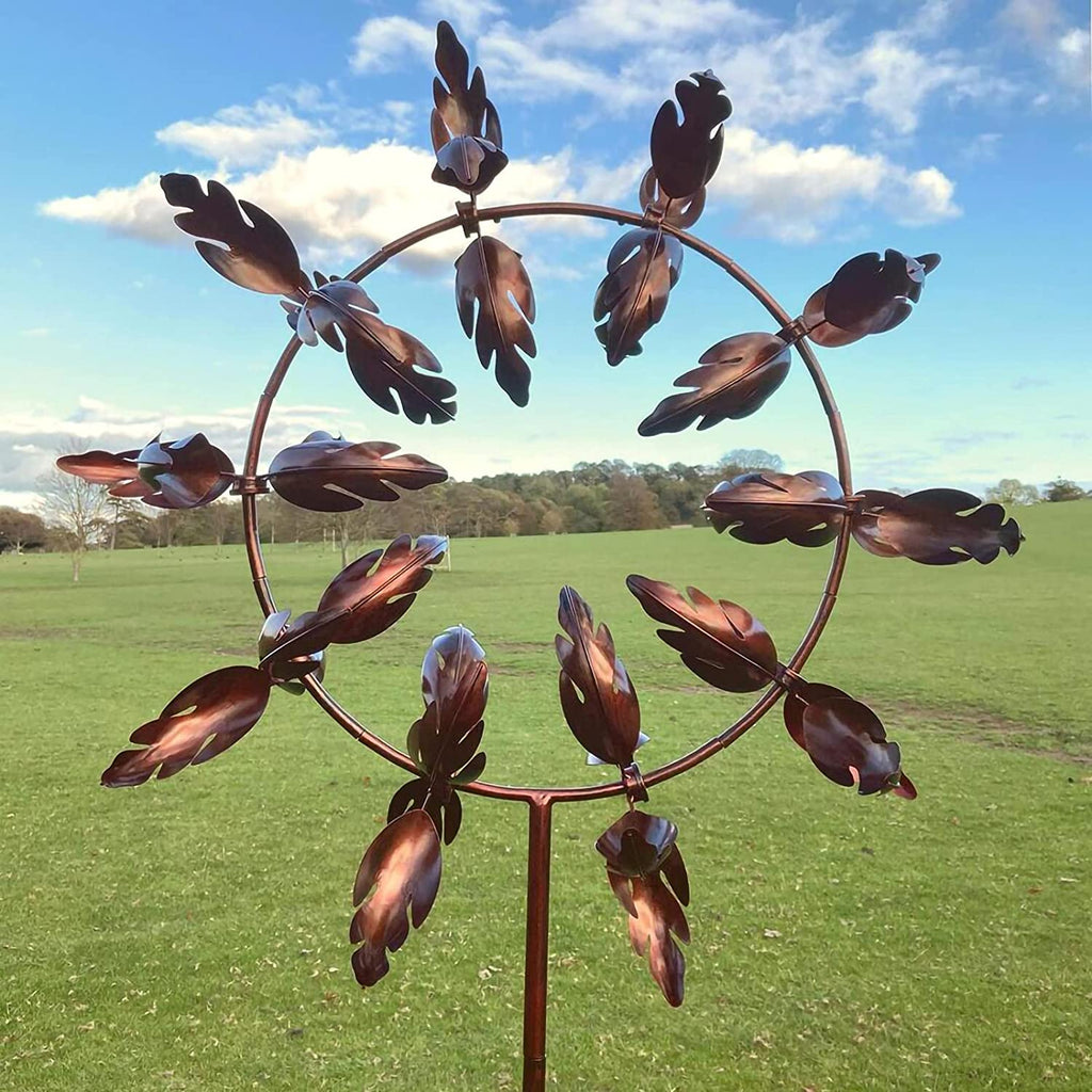 Magical metal windmill: Kinetic wind spinner for the garden | Premium Outdoor Essential for Garden Lovers — Built to Last Outdoors