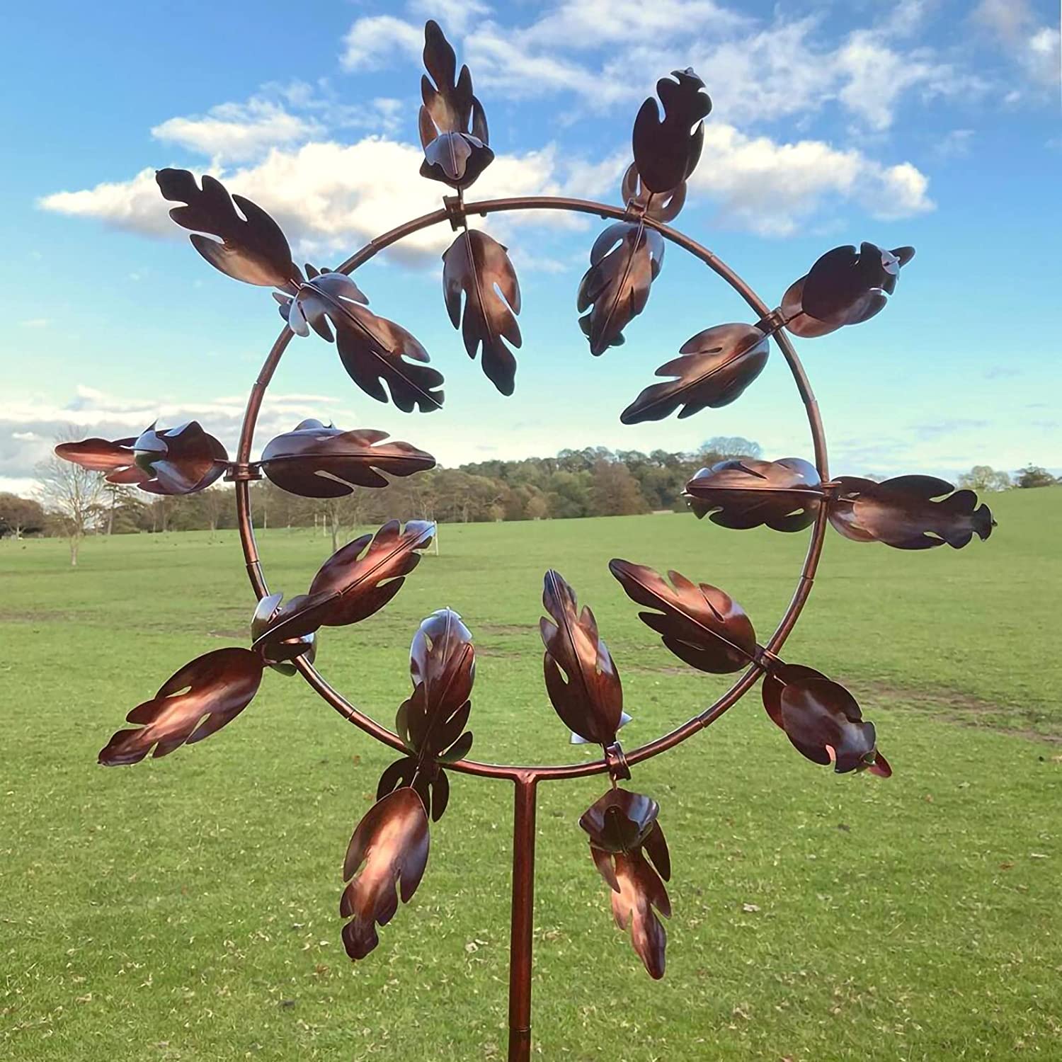 Magical metal windmill: Kinetic wind spinner for the garden | Premium Outdoor Essential for Garden Lovers — Built to Last Outdoors