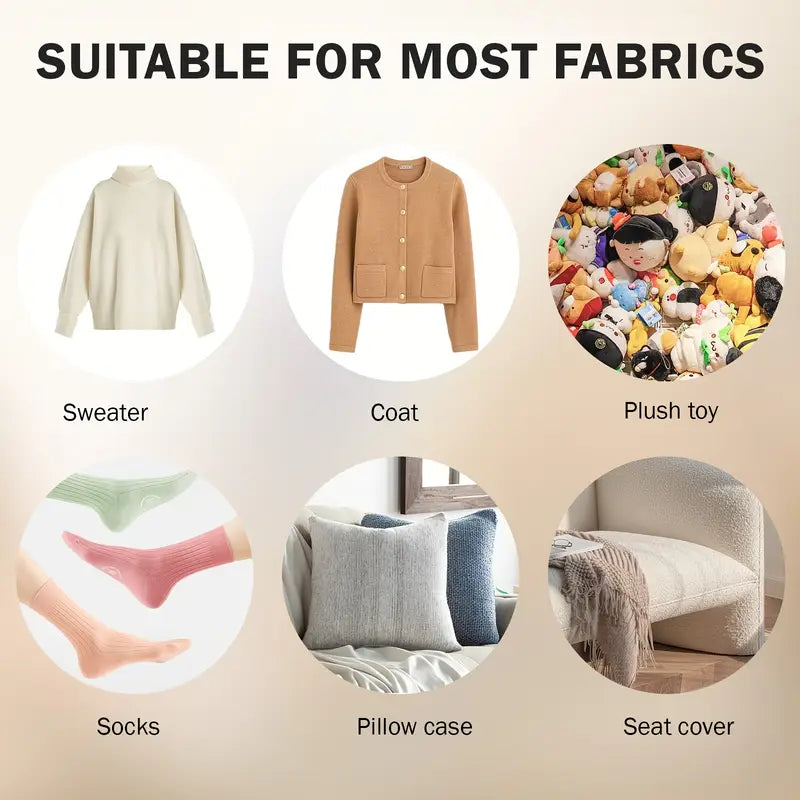 Rechargeable Electric Lint Remover for Clothing, Furniture, and Carpets | Intelligent Design Meets Reliable, Long-Lasting Everyday Performance