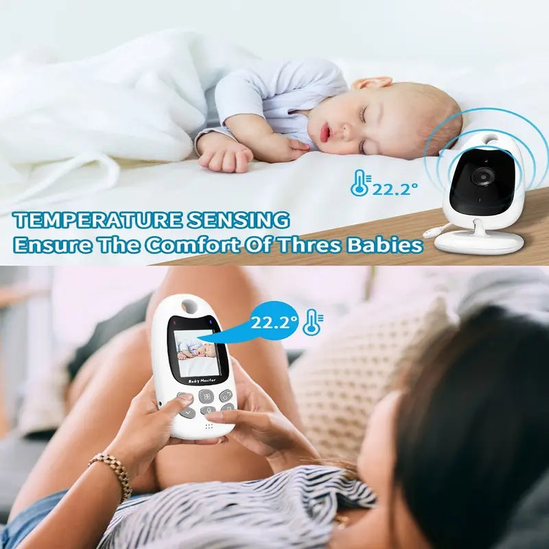 Wireless Video & Audio Baby Monitor with Night Vision and Two-Way Communication | Thoughtfully Designed for Newborns, Infants & Growing Toddlers