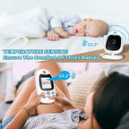 Wireless Video & Audio Baby Monitor with Night Vision and Two-Way Communication | Thoughtfully Designed for Newborns, Infants & Growing Toddlers