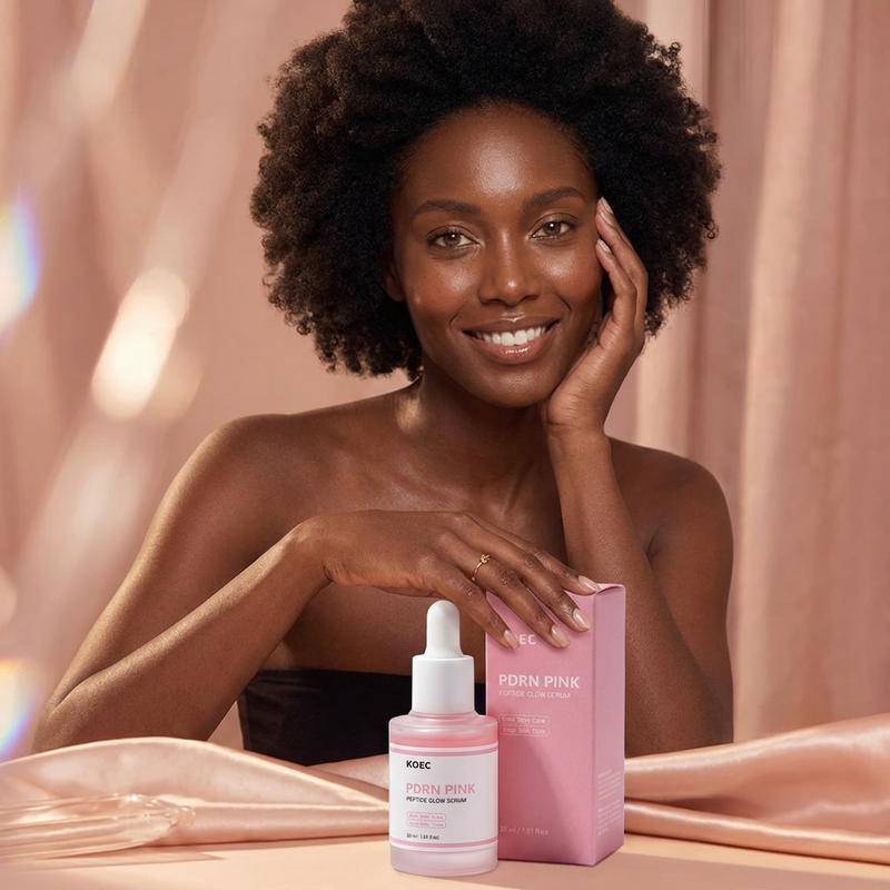 PDRN pink collagen essence serum | Glass skin secret