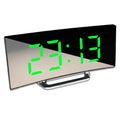 Curved LED Digital Alarm Clock With Mirror Display And Large Screen | High-Performance Tech Built for Modern, Busy, On-the-Go Lifestyles