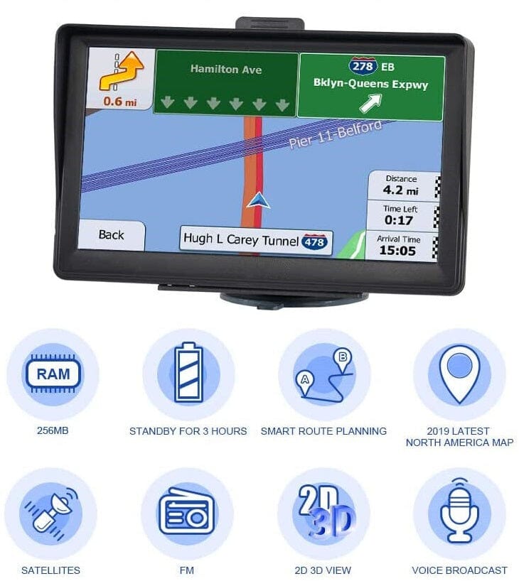 7 Inch GPS Navigation System for Car & Truck | From Park Walks to Wild Camping — Outdoor Equipment You Can Trust