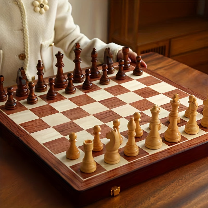 Wooden Chess Set — Perfect for Home and Travel | Practical, Beautiful & Built to Last — The Smart Choice for Any Home