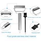 Ultra-Sharp Stainless Steel Multifunction Vegetable Slicer | Time-Saving Kitchen Essential for Quicker, Easier, Stress-Free Cooking